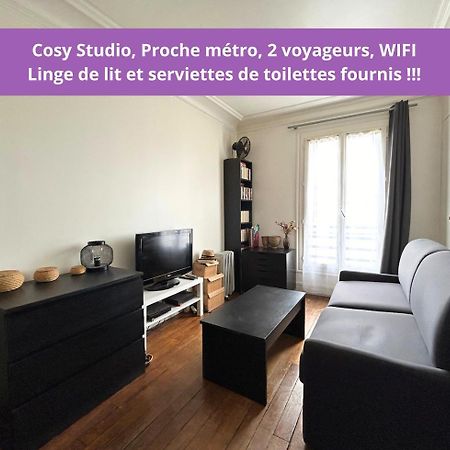 Cosy Studio - Proche Metro - 2 Voyageurs Lejlighed Levallois-Perret Eksteriør billede